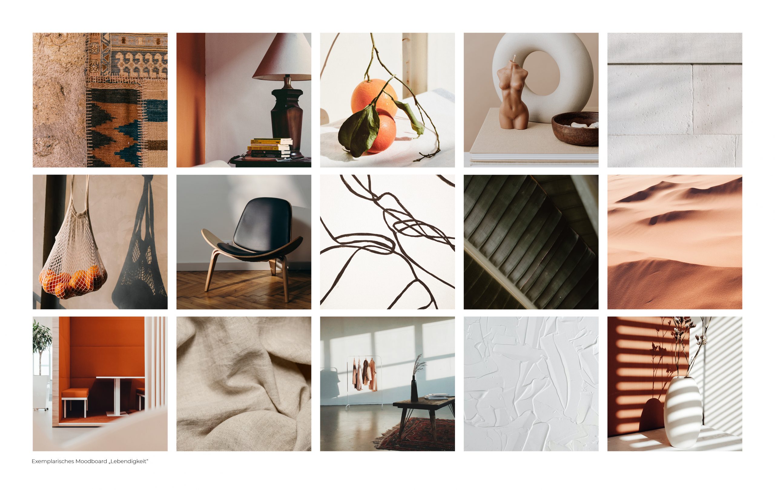 Designentwicklung durch Moodboards